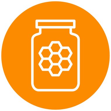 Bal kavanozu Basit resimleme