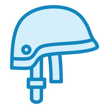 Kask modern ikon vektör illüstrasyonu 