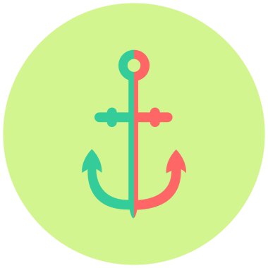 Çapa. Web simgesi basit illüstrasyon