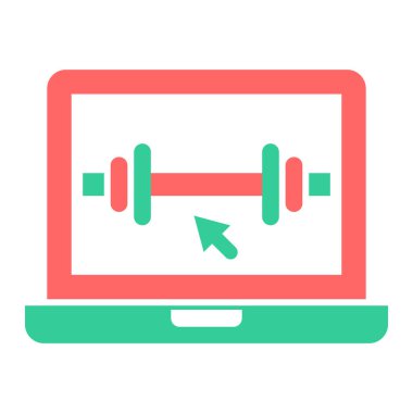 Bilgisayar. Web simgesi basit illüstrasyon