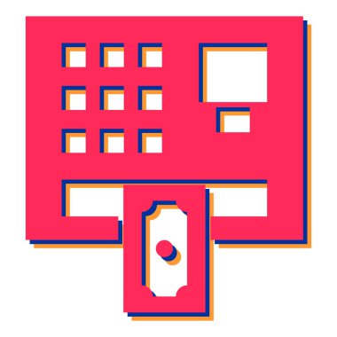 Modern tasarım elementlerinin vektör çizimi