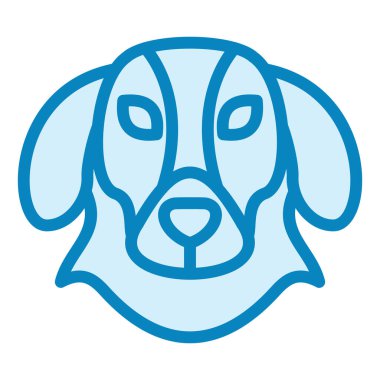 köpek modern ikon vektör illüstrasyonu 