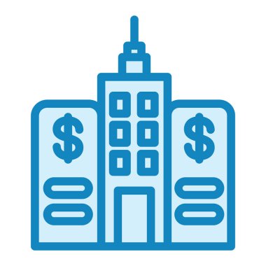 Kapitalizm. Web simgesi vektör illüstrasyonu