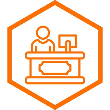 İş ve finans simgesinin vektör illüstrasyonu