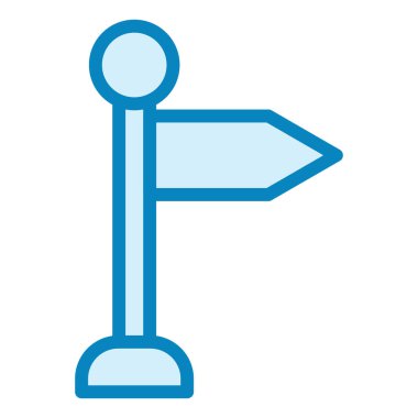 Yönsel İşaretin vektör çizimi