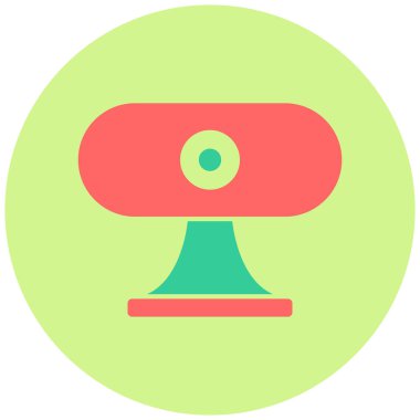 Web kamerası. Web simgesi basit illüstrasyon