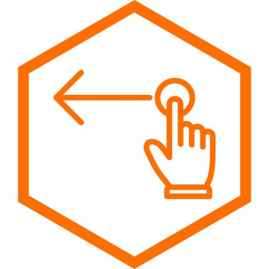 Klik. Web simgesi basit illüstrasyon