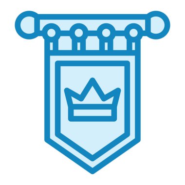 bayrak simgesi, vektör illüstrasyonu