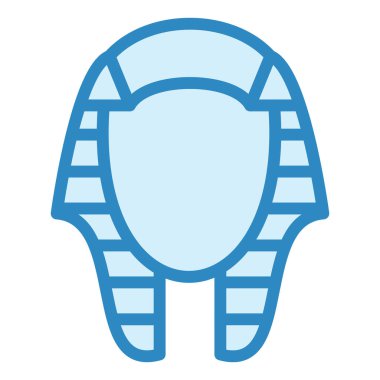 Firavun modern ikon vektör illüstrasyonu 