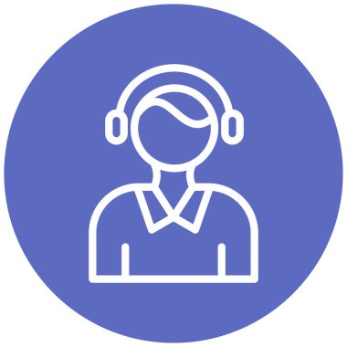 Müşteri desteği. Web simgesi