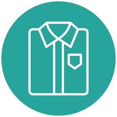 Gömlek. Web simgesi basit illüstrasyon