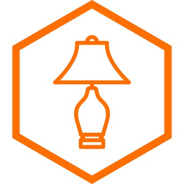 Lamba. Web simgesi basit illüstrasyon