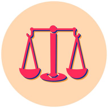 Hukuk ve adalet. Basit tasarım