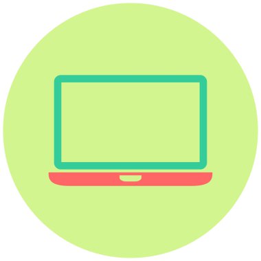 Bilgisayar. Web simgesi basit illüstrasyon 