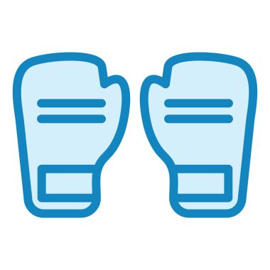 Boks Eldivenleri modern ikon vektör resimlemesi  