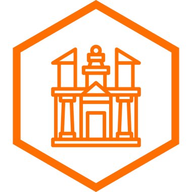 Yapı simgesinin vektör illüstrasyonu