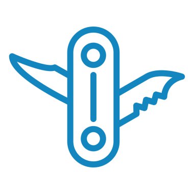 Bıçak. Web simgesi basit illüstrasyon