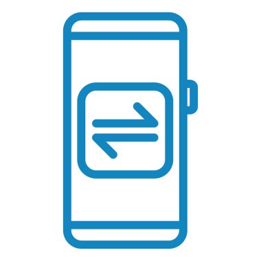 cep telefonu ikonu vektör illüstrasyonu