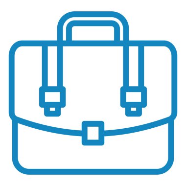 Çanta. Web simgesi basit illüstrasyon