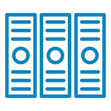 sunucu vektör simgesi. düz tasarım biçimi