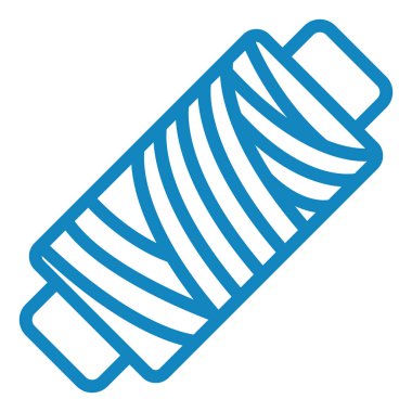 İp simgesi, vektör illüstrasyonu basit tasarım 