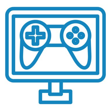 Oyun sahası. Web simgesi basit illüstrasyon