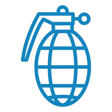 El bombası simgesi, vektör illüstrasyonu basit tasarım 