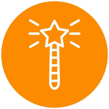 Yıldız. Web simgesi basit illüstrasyon