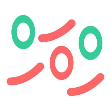 Gülümse. Web simgesi vektör illüstrasyonu