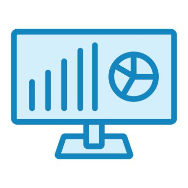 grafik ikonu vektör illüstrasyonu
