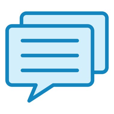 Sohbet mesajı. Web simgesi