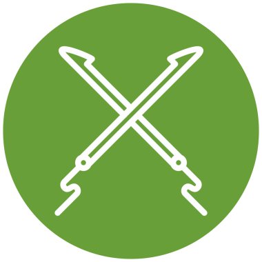 kılıç simgesi vektör illüstrasyonu