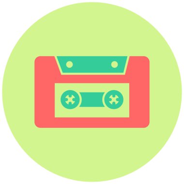 kaset teyp vektör simgesi