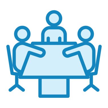 iş takımı simgesi vektör illüstrasyonu