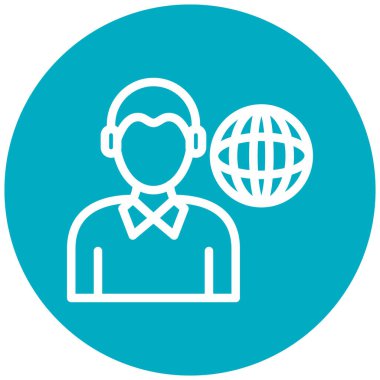 seo modern simgesinin vektör illüstrasyonu