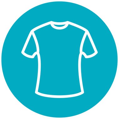 Tişört, giysi, giysi, malzeme, düzenlenebilir vektör simgesi