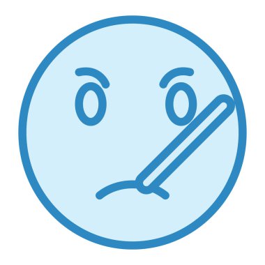 Hastasın. Web simgesi basit illüstrasyon 