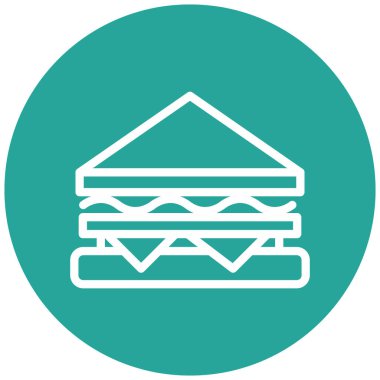 yiyecek ve içecek ikonu, vektör illüstrasyonu  