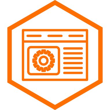 seo modern simgesinin vektör illüstrasyonu