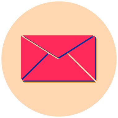 E- posta simgesi vektör illüstrasyonu