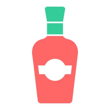 Şişe. Web simgesi basit tasarım