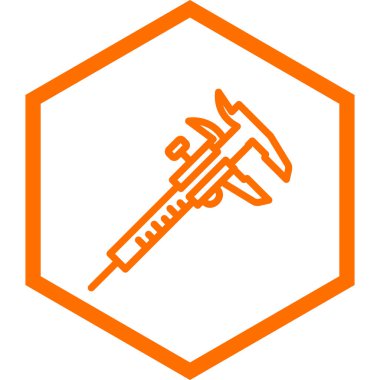 Yapı ve onarım simgesinin vektör illüstrasyonu