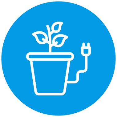 bitki vektörü simgesi modern basit illüstrasyon