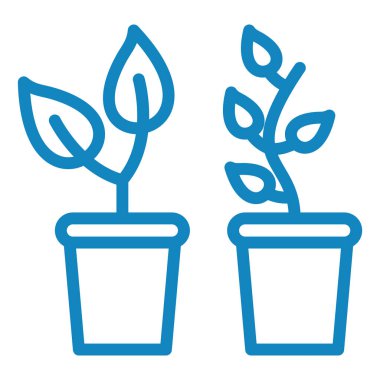 Bitki. Web simgesi basit tasarım