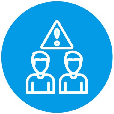 Bir grup insanın vektör çizimi