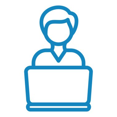 kullanıcı. Web simgesi basit illüstrasyon