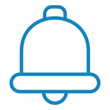 Zil. Web simgesi basit illüstrasyon