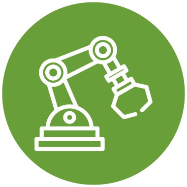 robot. Web simgesi basit illüstrasyon