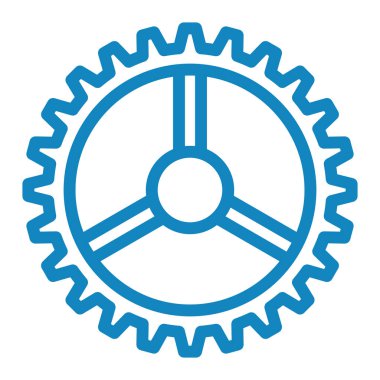 Teçhizat Web simgesi basit illüstrasyon