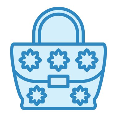 Çanta modern simge vektör illüstrasyonu 